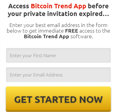 Bitcoin Trend App registration